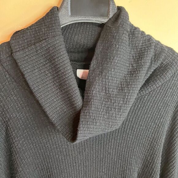 Free People Beach Womens Oversized Turtleneck Sweater Size XS Slit Open Back - Picture 3 of 6